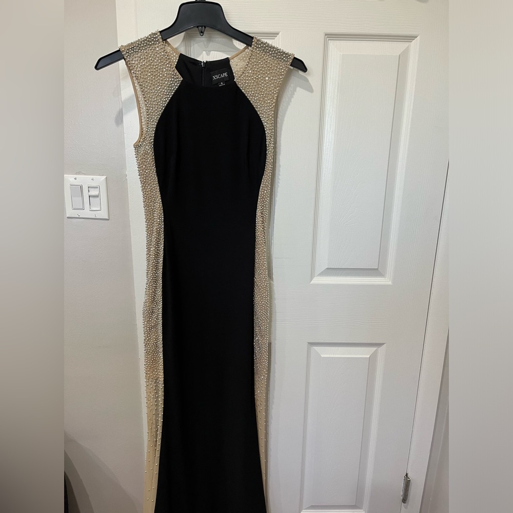Black wedding guest dress